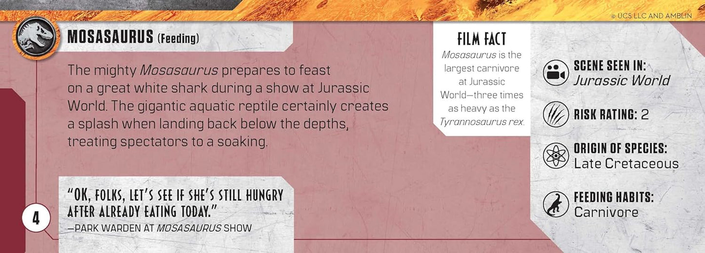 Jurassic World: Dinosaur 3D Viewer: Contains 30 cards to view in stunning 3D!: 30 Cards Featuring 3d Illustrations, Facts and Trivia + Fold-out Instructional Booklet