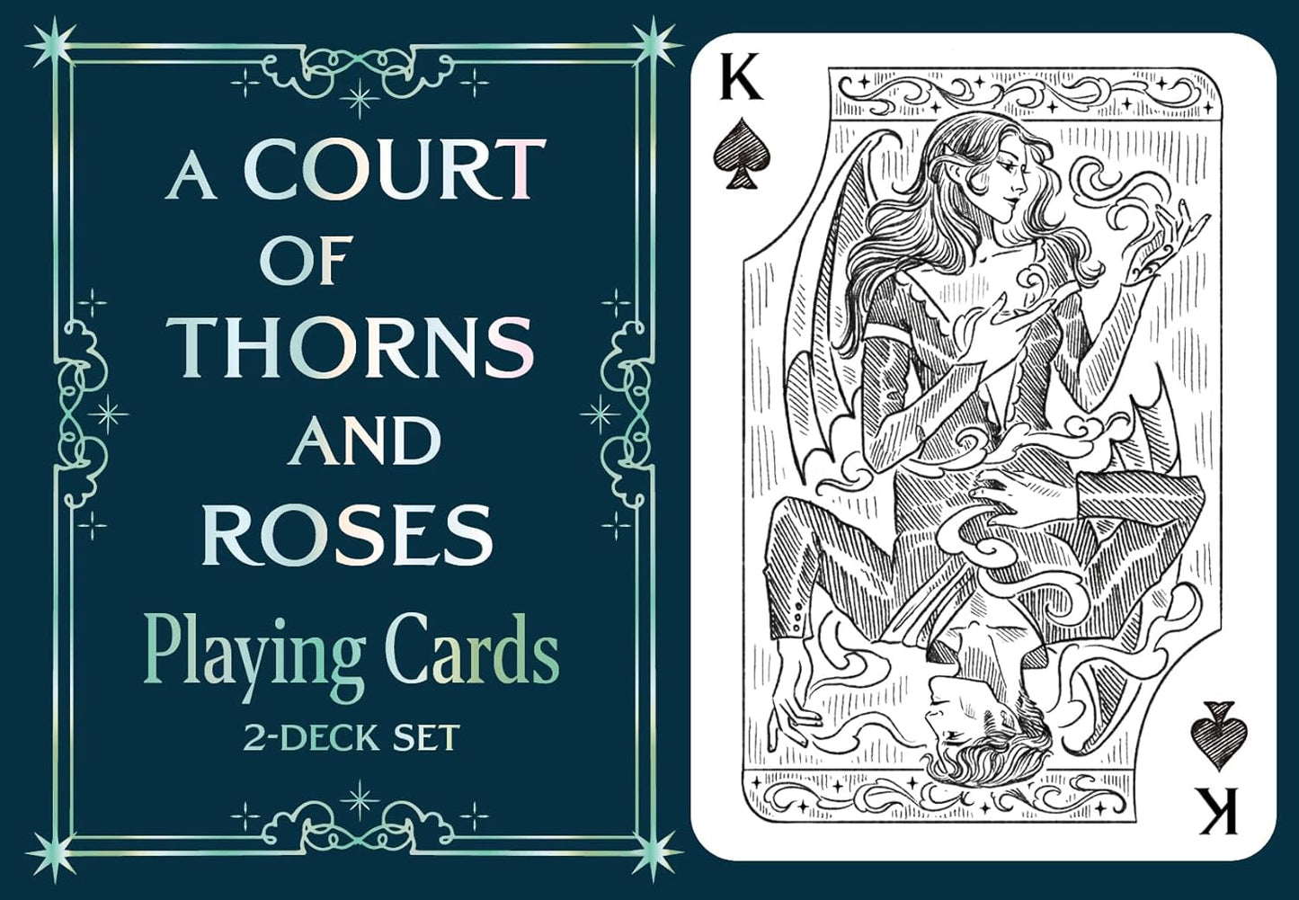 A Court of Thorns and Roses Official Playing Card Set (Night Court Inner Circle): 2-Deck Set