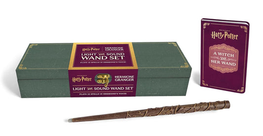 Harry Potter: Hermione Granger Light and Sound Wand Set: Plays 12 Spells in Hermione’s Voice!