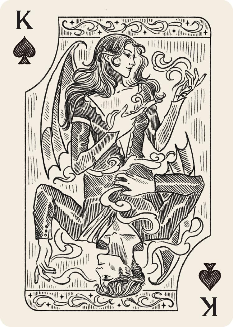 A Court of Thorns and Roses Official Playing Card Set (Night Court Inner Circle): 2-Deck Set