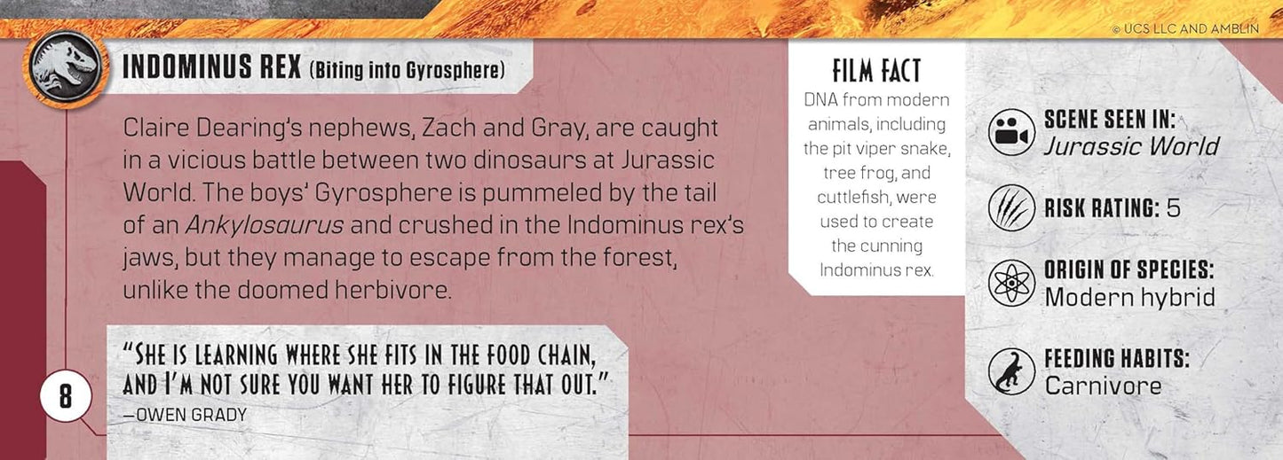 Jurassic World: Dinosaur 3D Viewer: Contains 30 cards to view in stunning 3D!: 30 Cards Featuring 3d Illustrations, Facts and Trivia + Fold-out Instructional Booklet