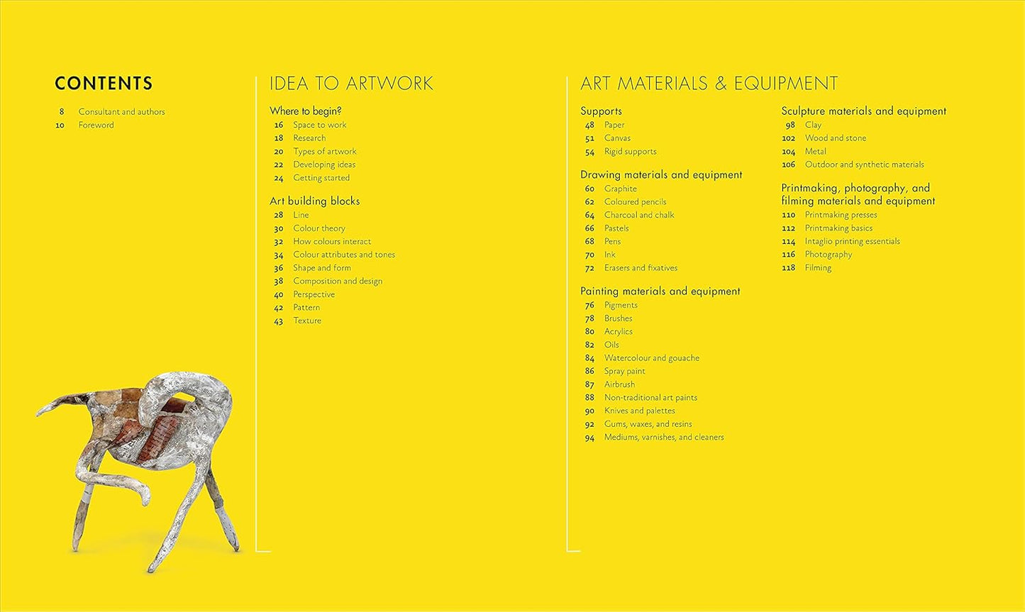 The Artist's Manual: The Definitive Art Sourcebook: Media, Materials, Tools, and Techniques (Hardback)