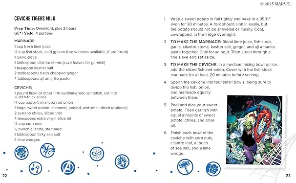 A Taste of Marvel: Snacks: Bite-Size Recipes in a Snack-Size Book (Hardback)