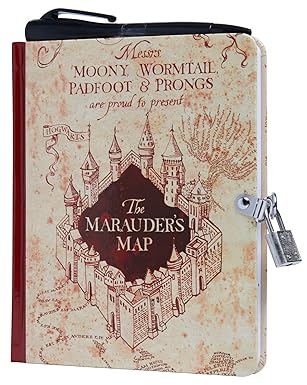 Insights Harry Potter: Marauder's Map Lock and Key Diary (Hardcover)