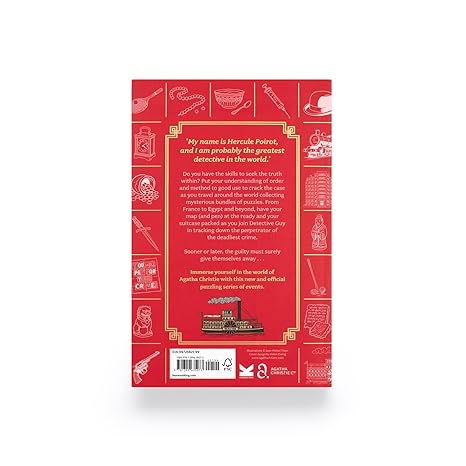 The Official Poirot Puzzle Book: Put your little grey cells to the ultimate test this Christmas