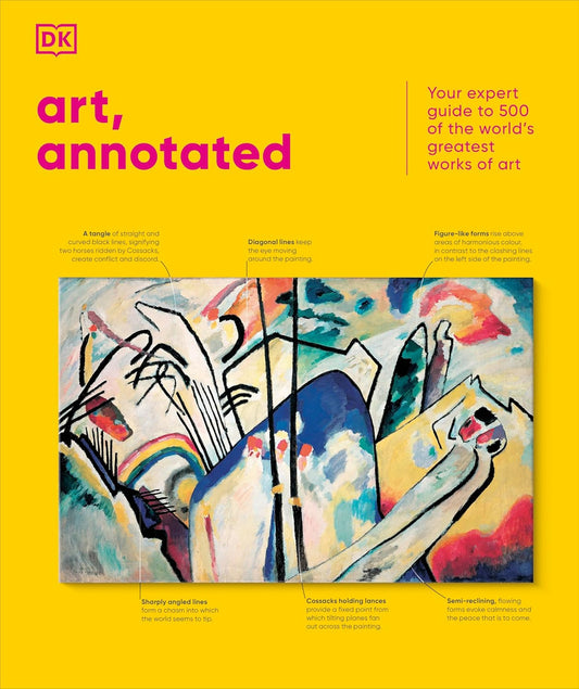 Art, Annotated: Your Expert Guide to 500 of the World's Greatest Works of Art - DK Annotated (Hardback)