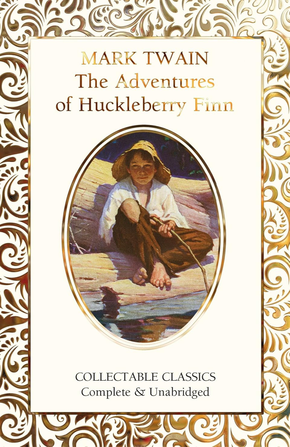 The Adventures of Huckleberry Finn - Flame Tree Collectable Classics (Hardback)