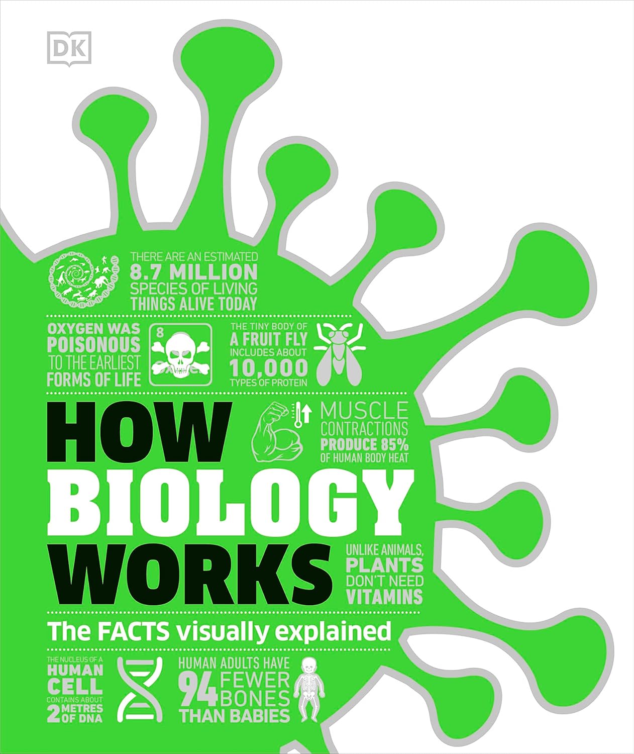 How Biology Works: The Facts Visually Explained - DK How Stuff Works (Hardback)