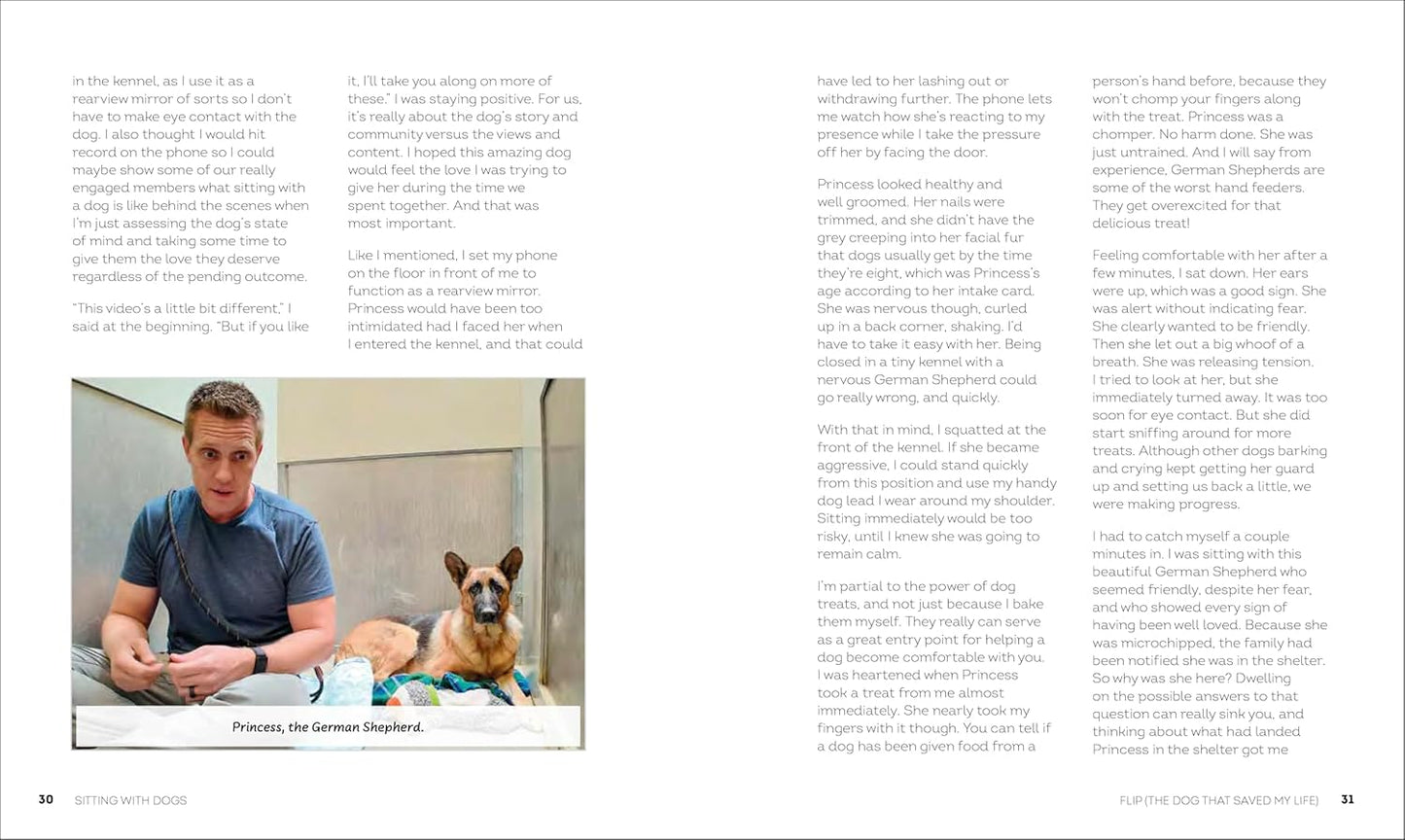 Sitting with Dogs: Stories of Rescue Dogs Going from Lost to Loved (Hardback)