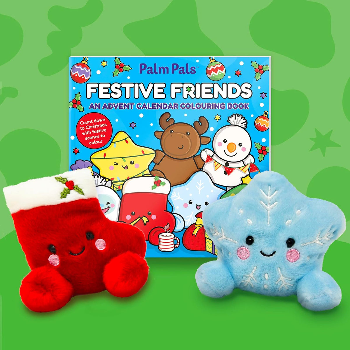 Palm Pals Festive Friends: An Advent Calendar Colouring Book - Palm Pals