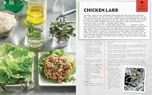 Marvel: Spider-Man: The Official Cookbook: Your Friendly Neighborhood Guide to Cuisine from NYC, the Spider-Verse & Beyond  (Hardback)