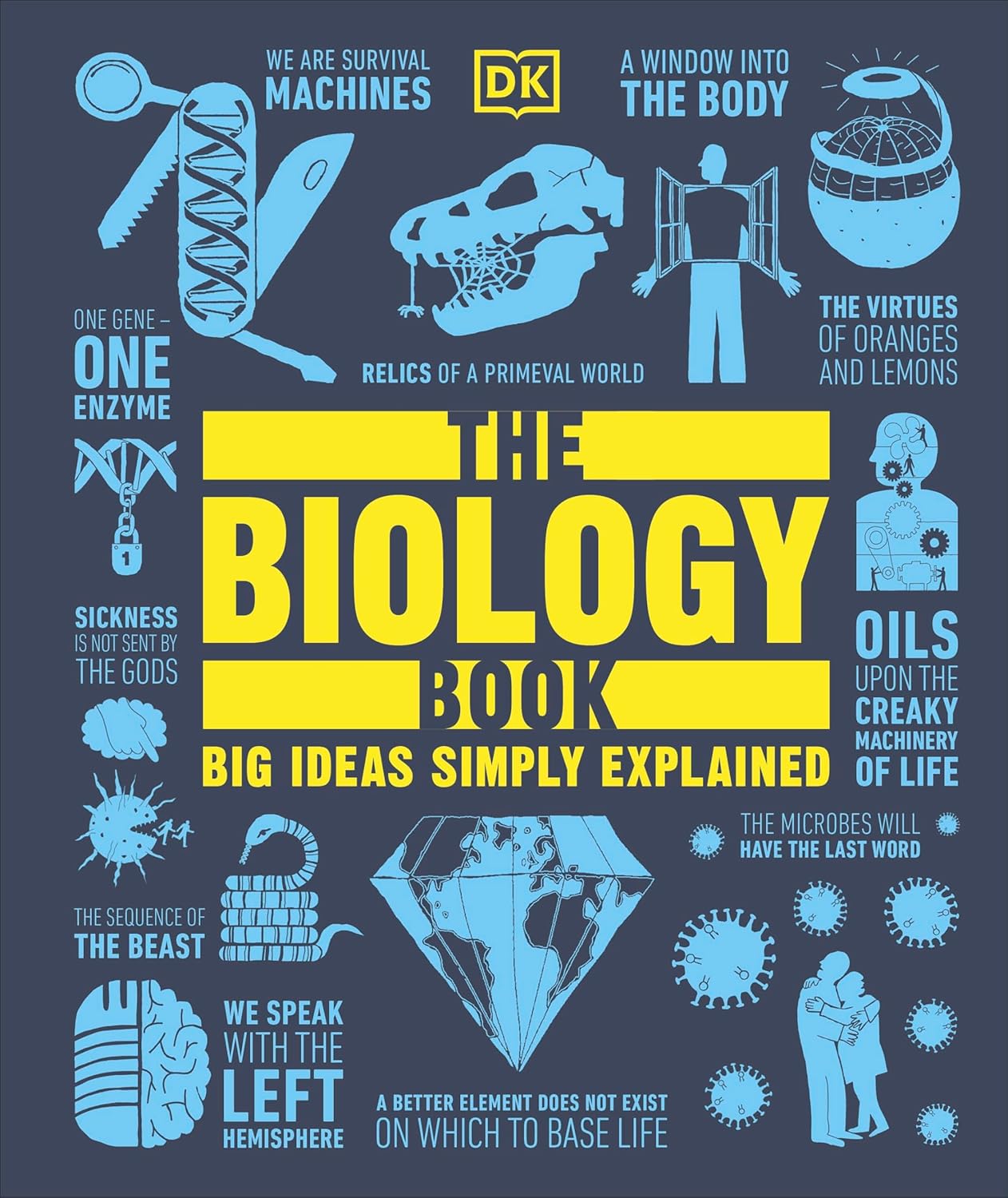 The Biology Book: Big Ideas Simply Explained - DK Big Ideas (Hardback)
