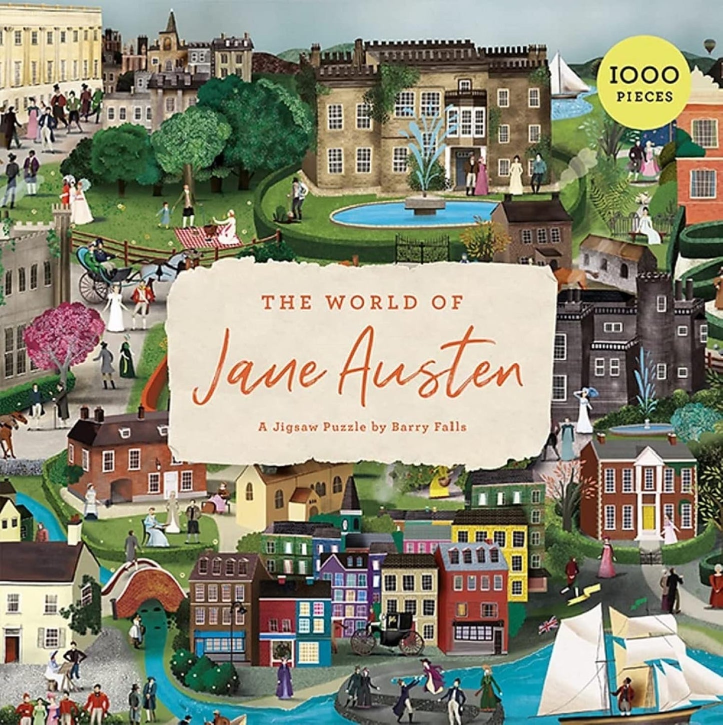 The World of Jane Austen 1000 Piece Jigsaw Puzzle (Jigsaw)