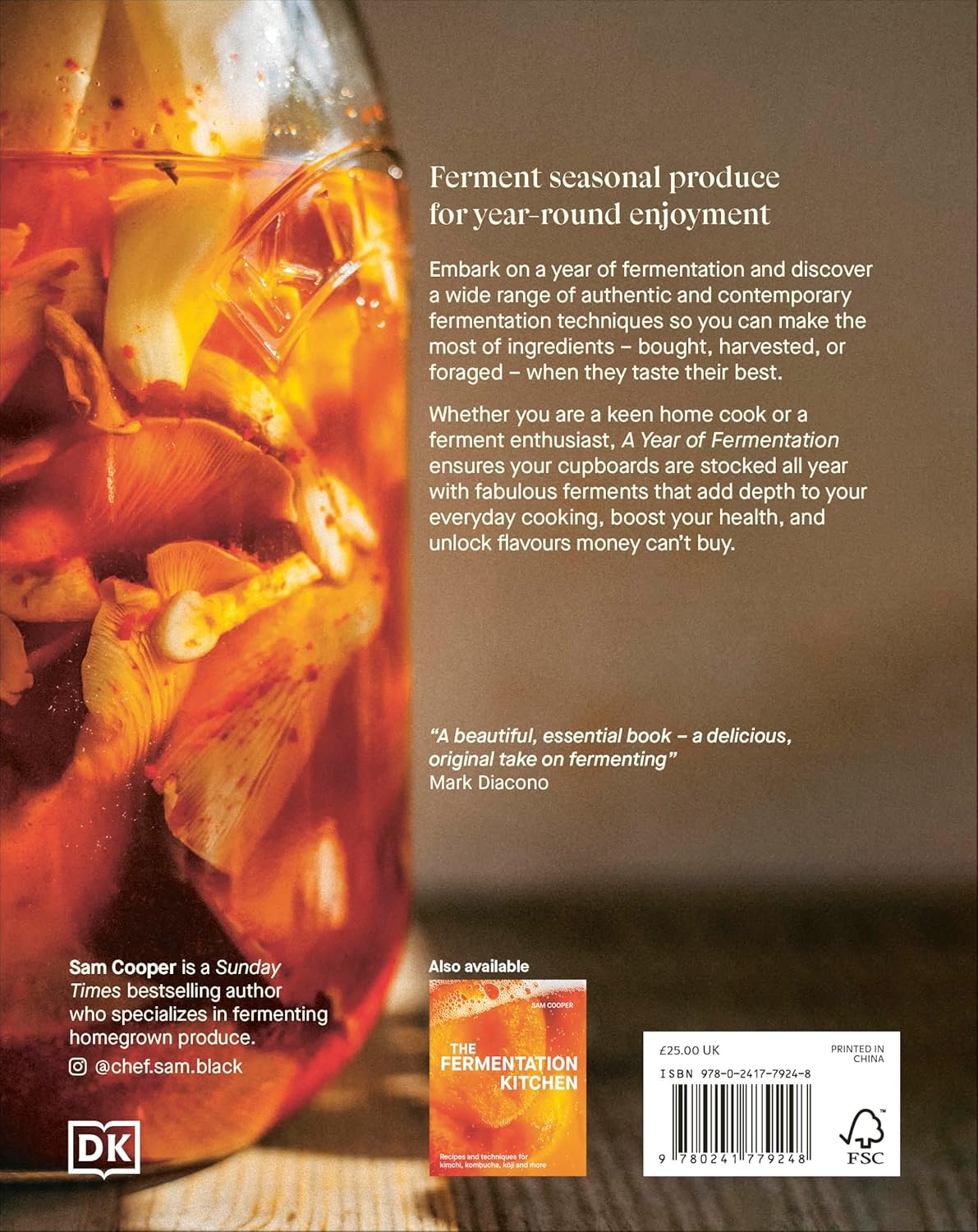 A Year of Fermentation: A Seasonal Guide to the Art & Science of Fermentation (Hardback)