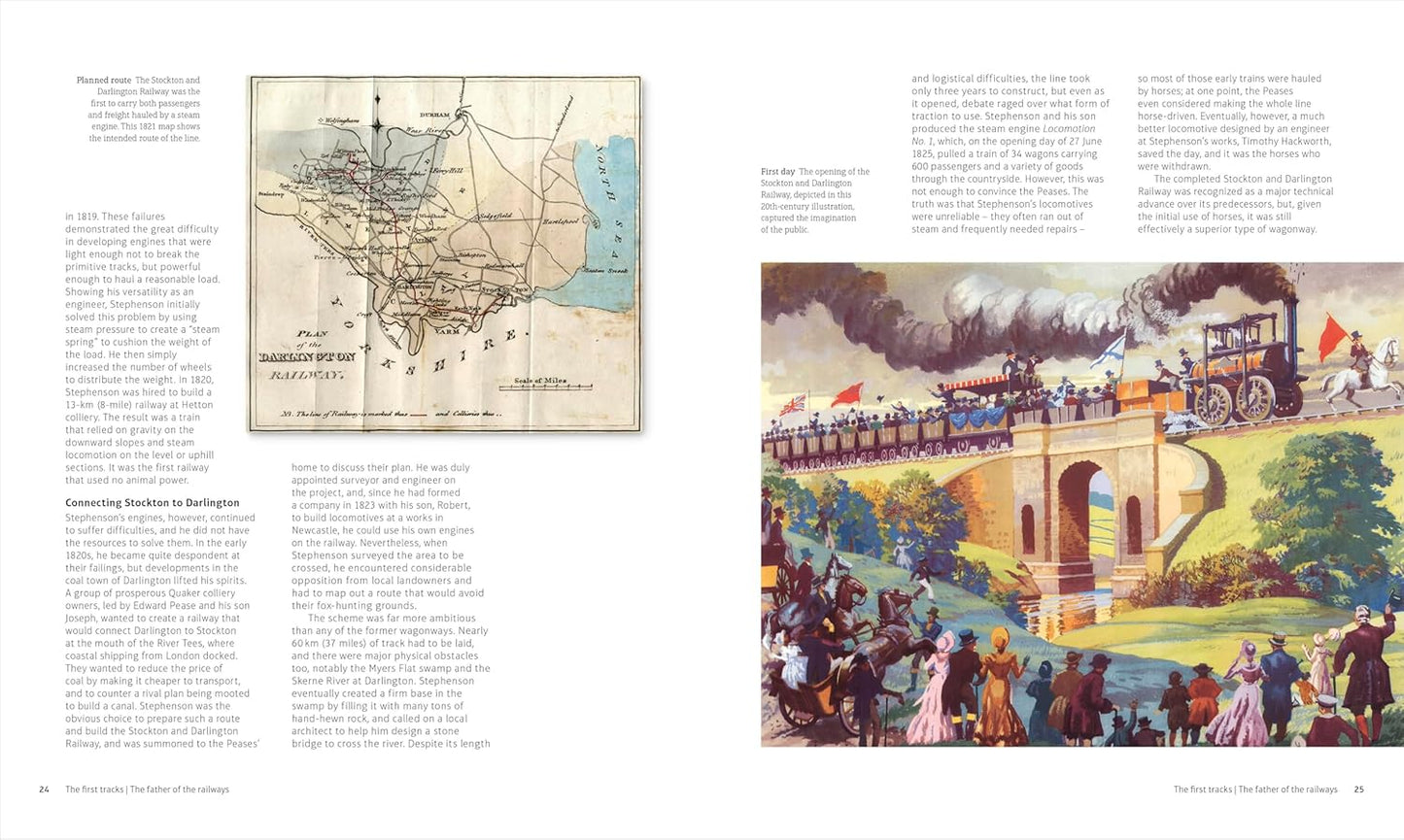 The Rise of the Railway: How Trains Changed the World (Hardback)