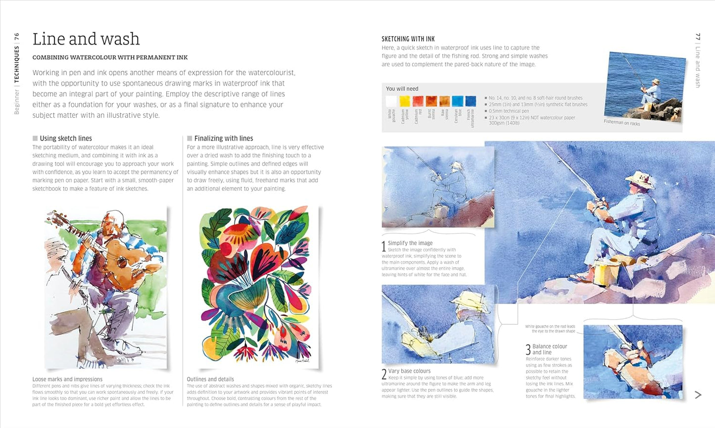 Artist's Watercolour Techniques: Discover How to Paint Landscapes, People and Still Lifes, and Develop Your Own Style (Hardback)
