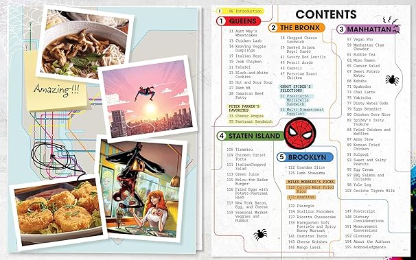 Marvel: Spider-Man: The Official Cookbook: Your Friendly Neighborhood Guide to Cuisine from NYC, the Spider-Verse & Beyond  (Hardback)