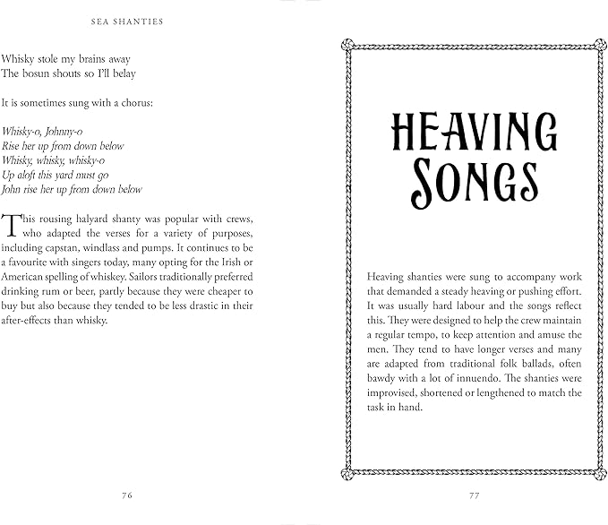 Sea Shanties: The Lyrics and History of Sailor Songs (Hardback)