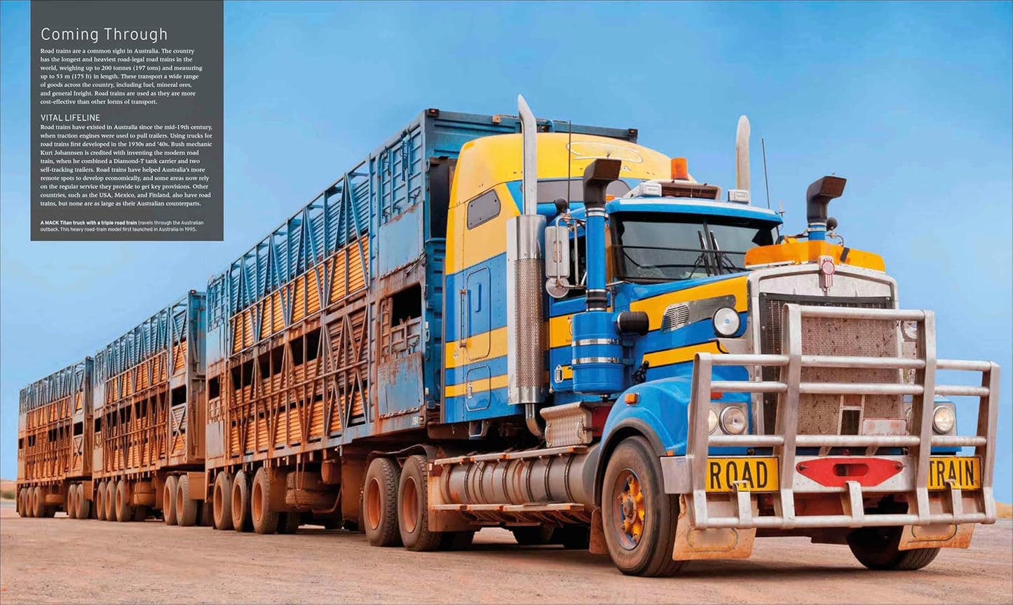 The Truck Book: The Definitive Visual History - DK Definitive Transport Guides (Hardback)