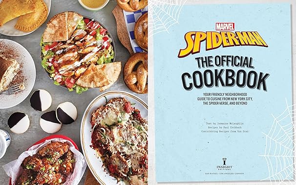 Marvel: Spider-Man: The Official Cookbook: Your Friendly Neighborhood Guide to Cuisine from NYC, the Spider-Verse & Beyond  (Hardback)