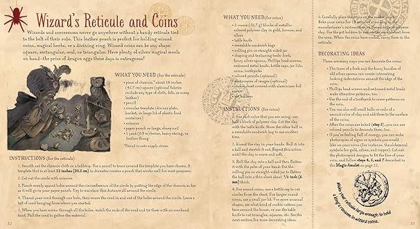 The Book of Wizard Craft: In Which the Apprentice Finds Spells, Potions, Fantastic Tales & 50 Enchanting Things to Make - The Books of Wizard Craft (Leather / fine binding)