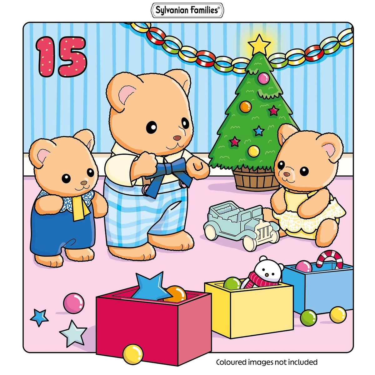 Sylvanian Families Cosy Christmas: Adorable Advent Calendar Colouring - Sylvanian Families
