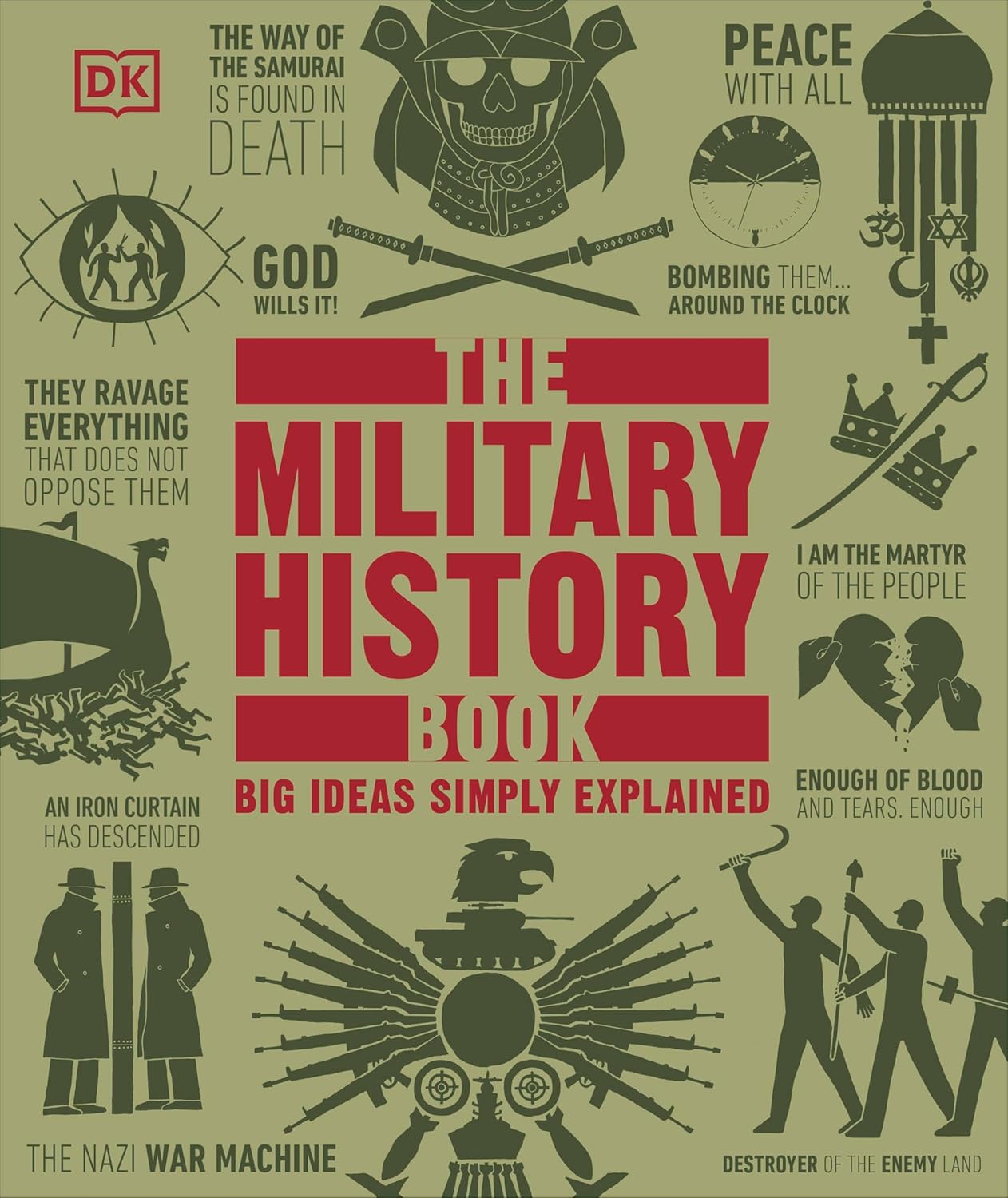 The Military History Book: Big Ideas Simply Explained - DK Big Ideas (Hardback)