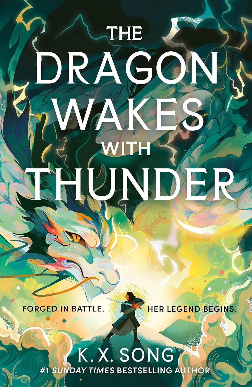The Dragon Wakes with Thunder By K.X. Song - The Dragon Spirit #2 (Hardback)
