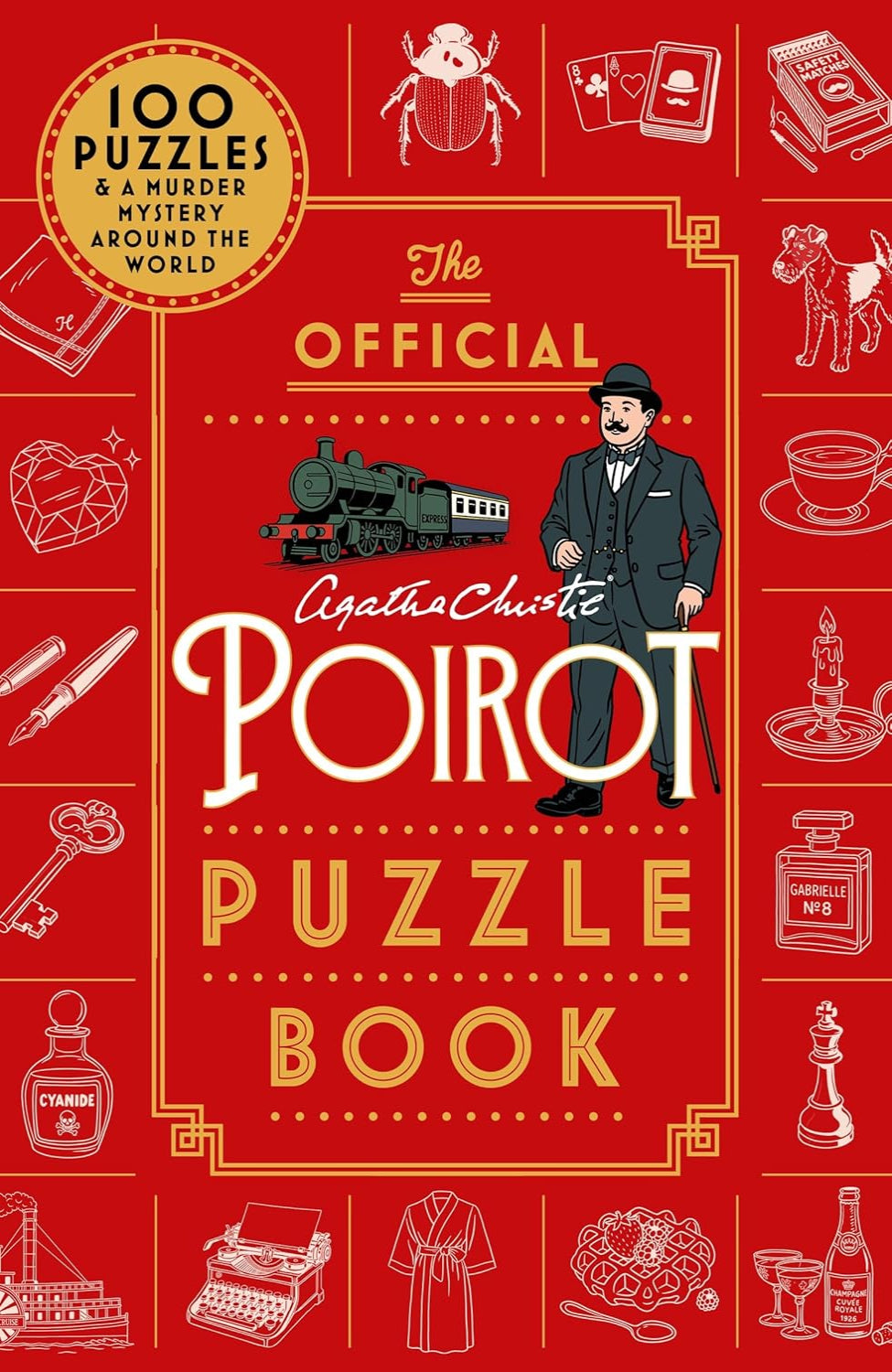 The Official Poirot Puzzle Book: Put your little grey cells to the ultimate test this Christmas