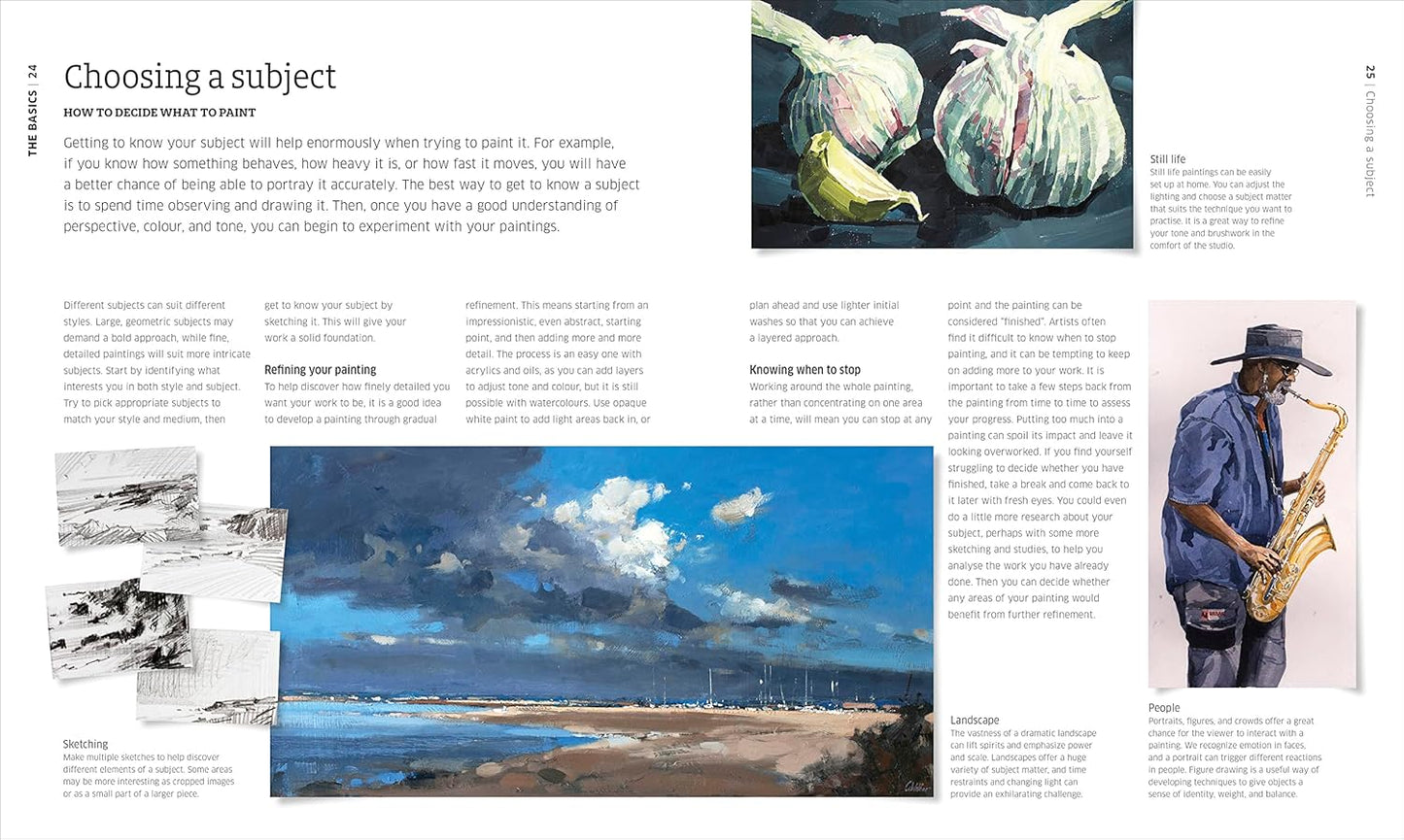 Artist's Painting Techniques: Explore Watercolours, Acrylics, and Oils. Discover Your Own Style. Grow as an Artist (Hardback)