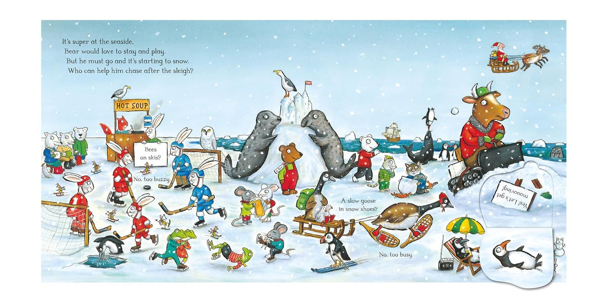 Tom and Bear at Christmas: A lift-the-flap book - Tom and Bear (Board book)