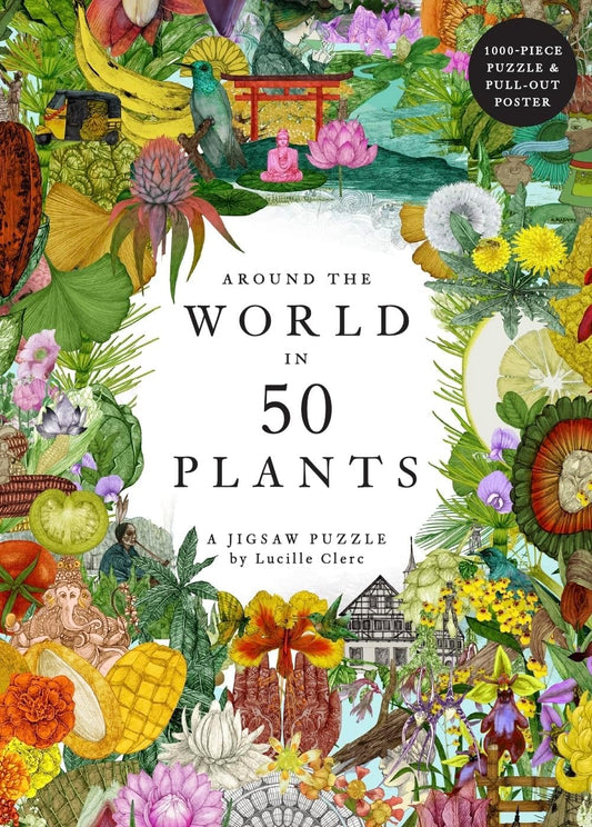 Around the World in 50 Plants 1000 Piece Jigsaw Puzzle (Jigsaw)