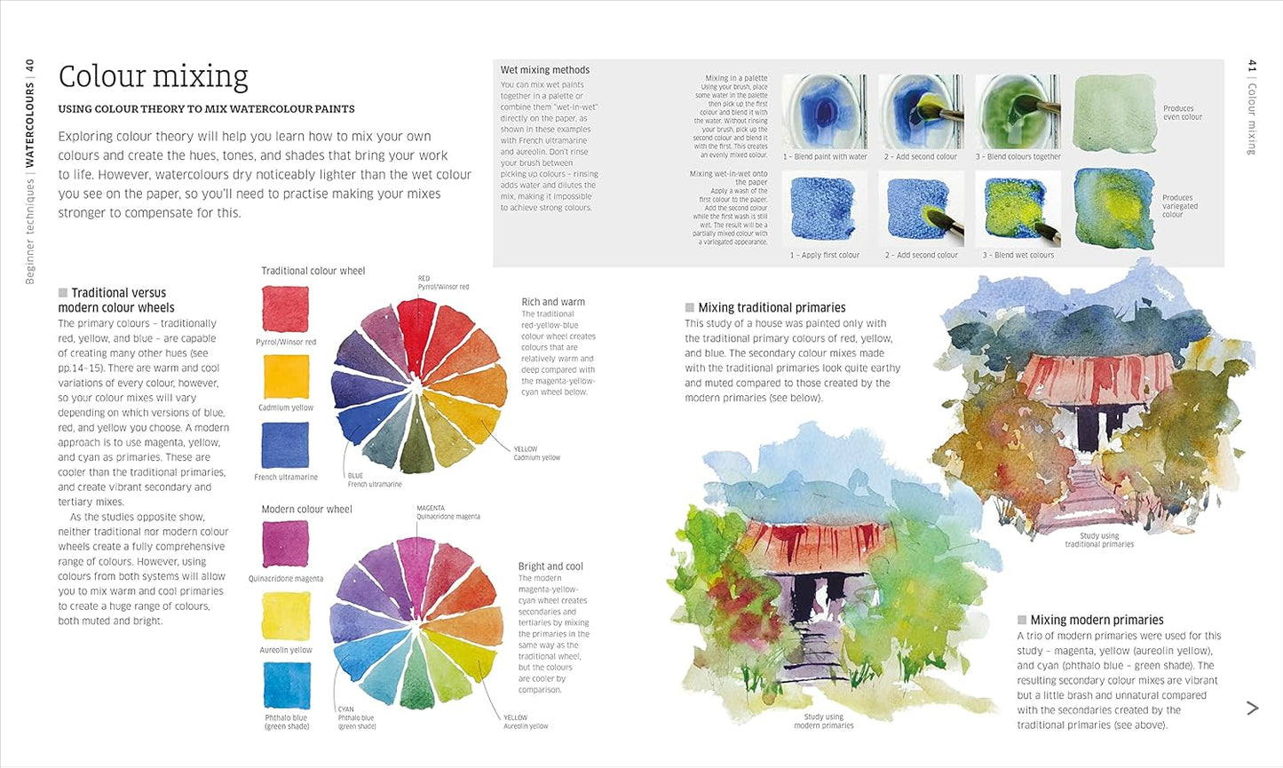 Artist's Painting Techniques: Explore Watercolours, Acrylics, and Oils. Discover Your Own Style. Grow as an Artist (Hardback)