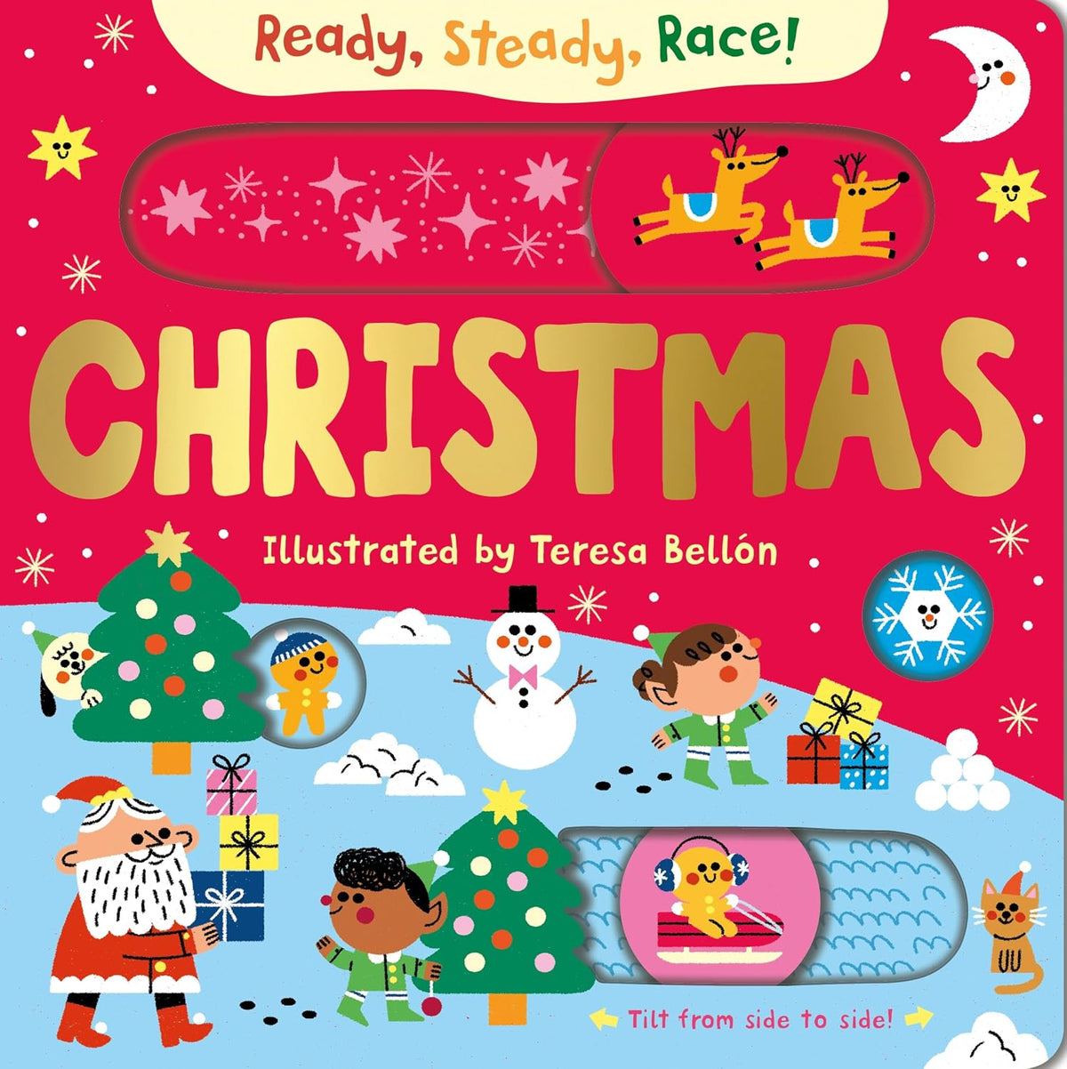 Ready, Steady, Race! Christmas (Board book)