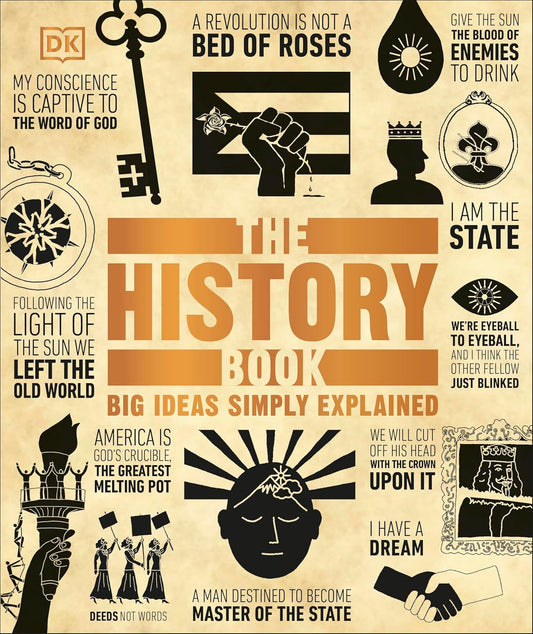 The History Book: Big Ideas Simply Explained - DK Big Ideas (Hardback)