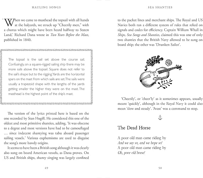 Sea Shanties: The Lyrics and History of Sailor Songs (Hardback)