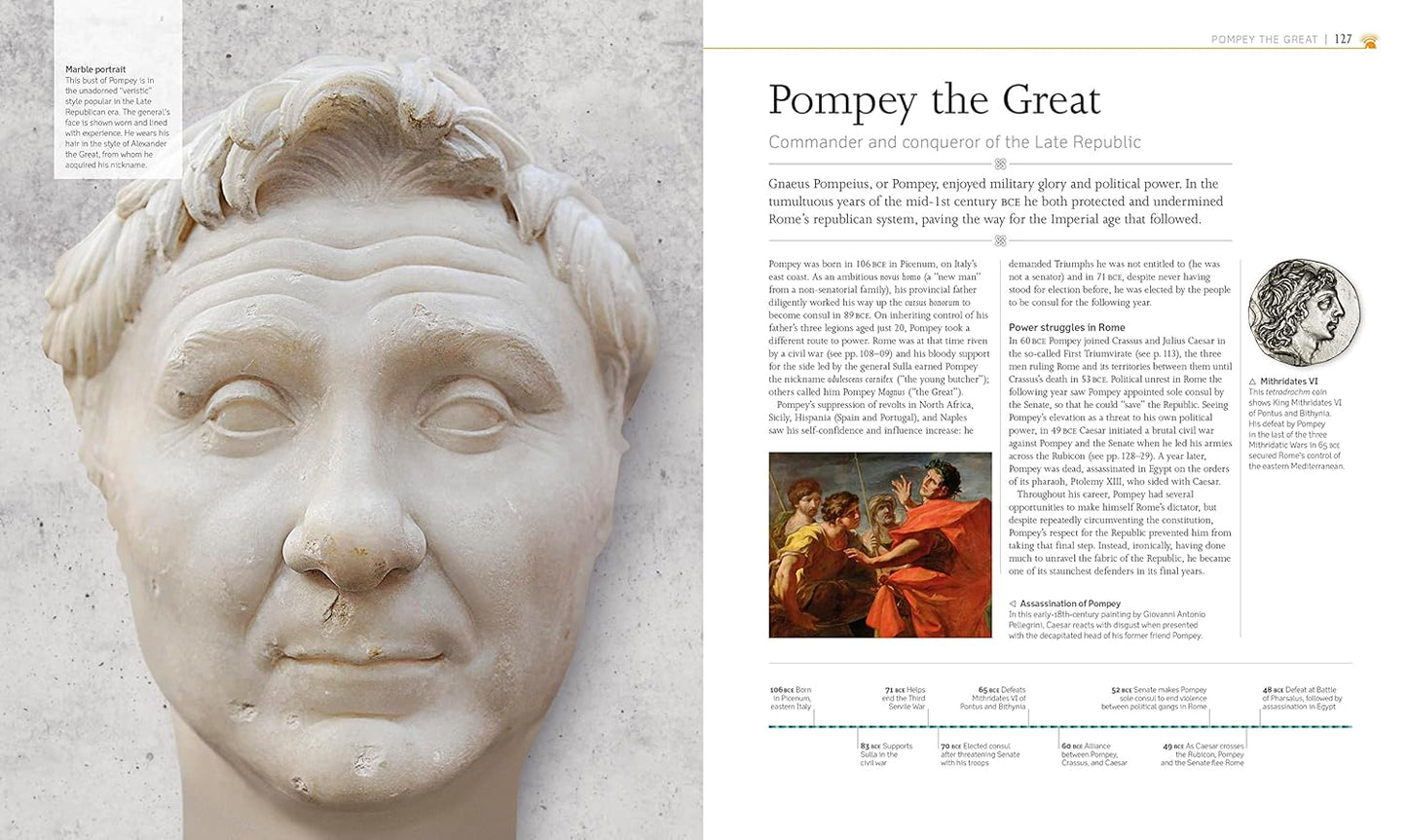 Ancient Rome: The Definitive Visual History - DK Classic History (Hardback)