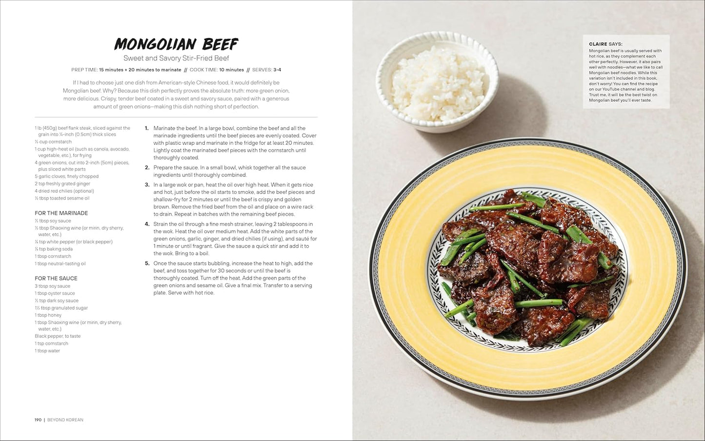 Beyond Korean: Easy Recipes for Korean, Japanese, and Chinese Favorites (Hardback)