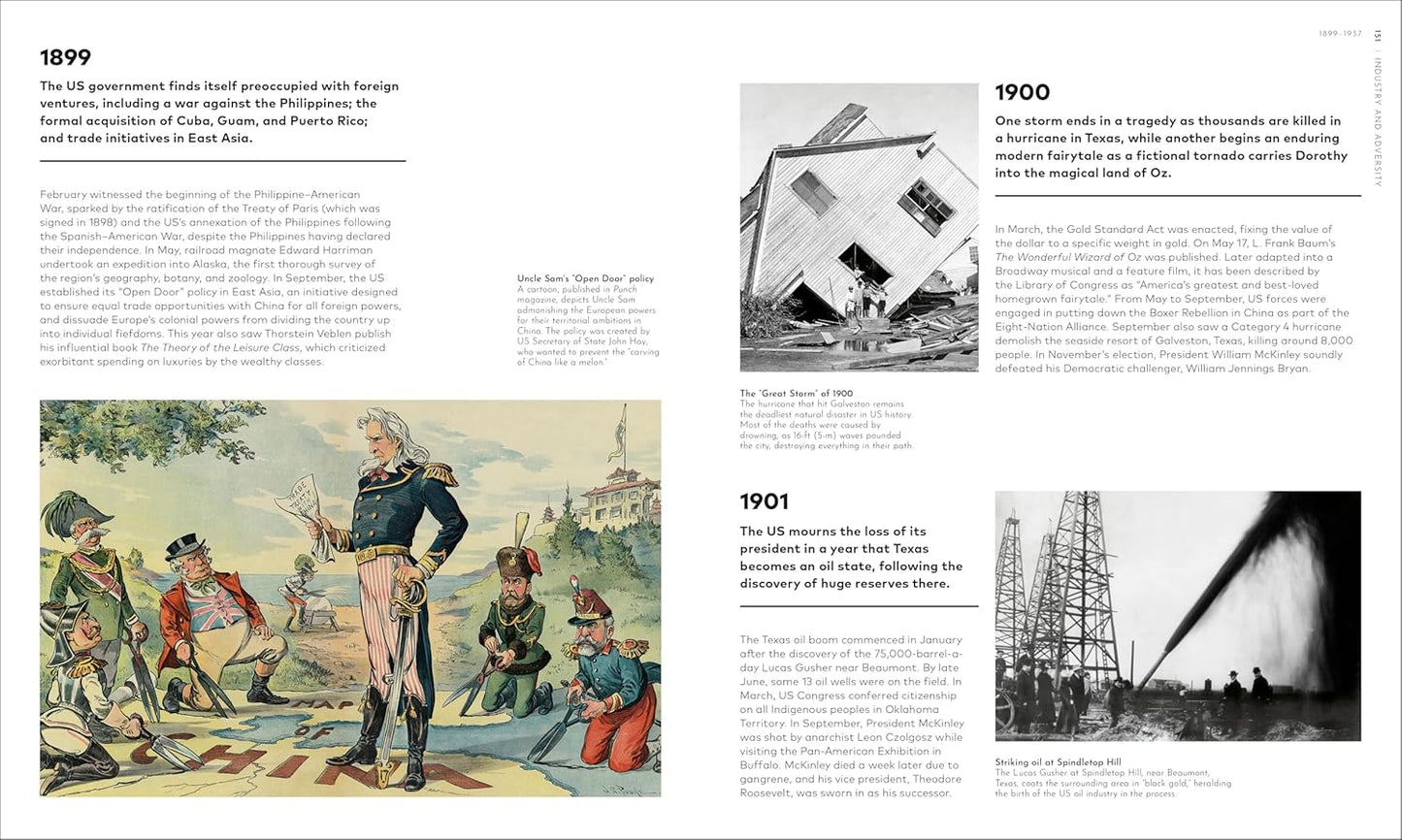 The History of the USA Year by Year (Hardback)