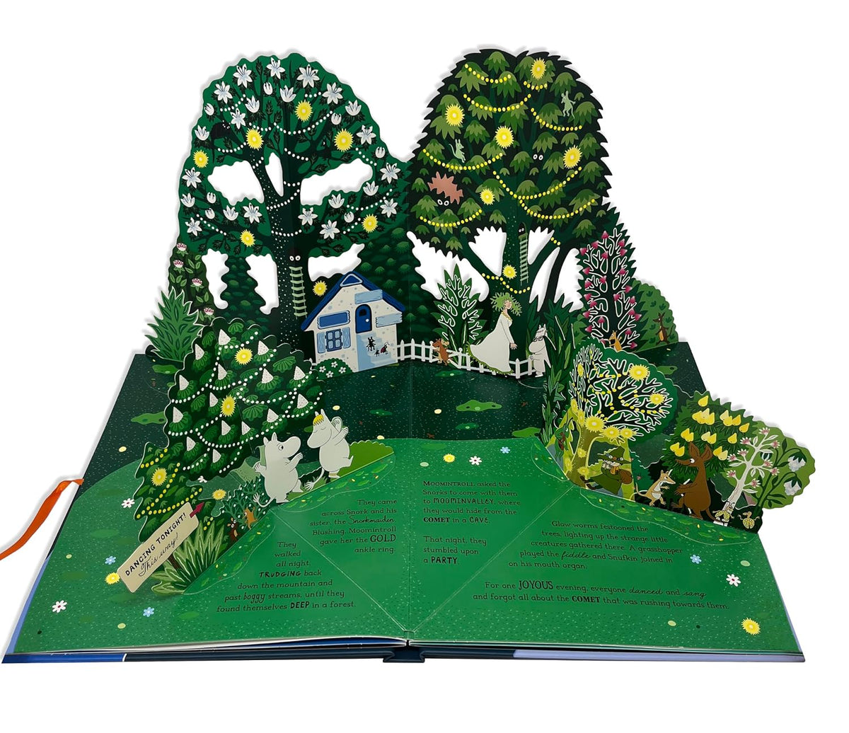 The Moomins and the Comet: A Pop-Up Adventure: Based on the classic story, The Moomins and the Comet - The Macmillan Moomin Collection (Hardback)