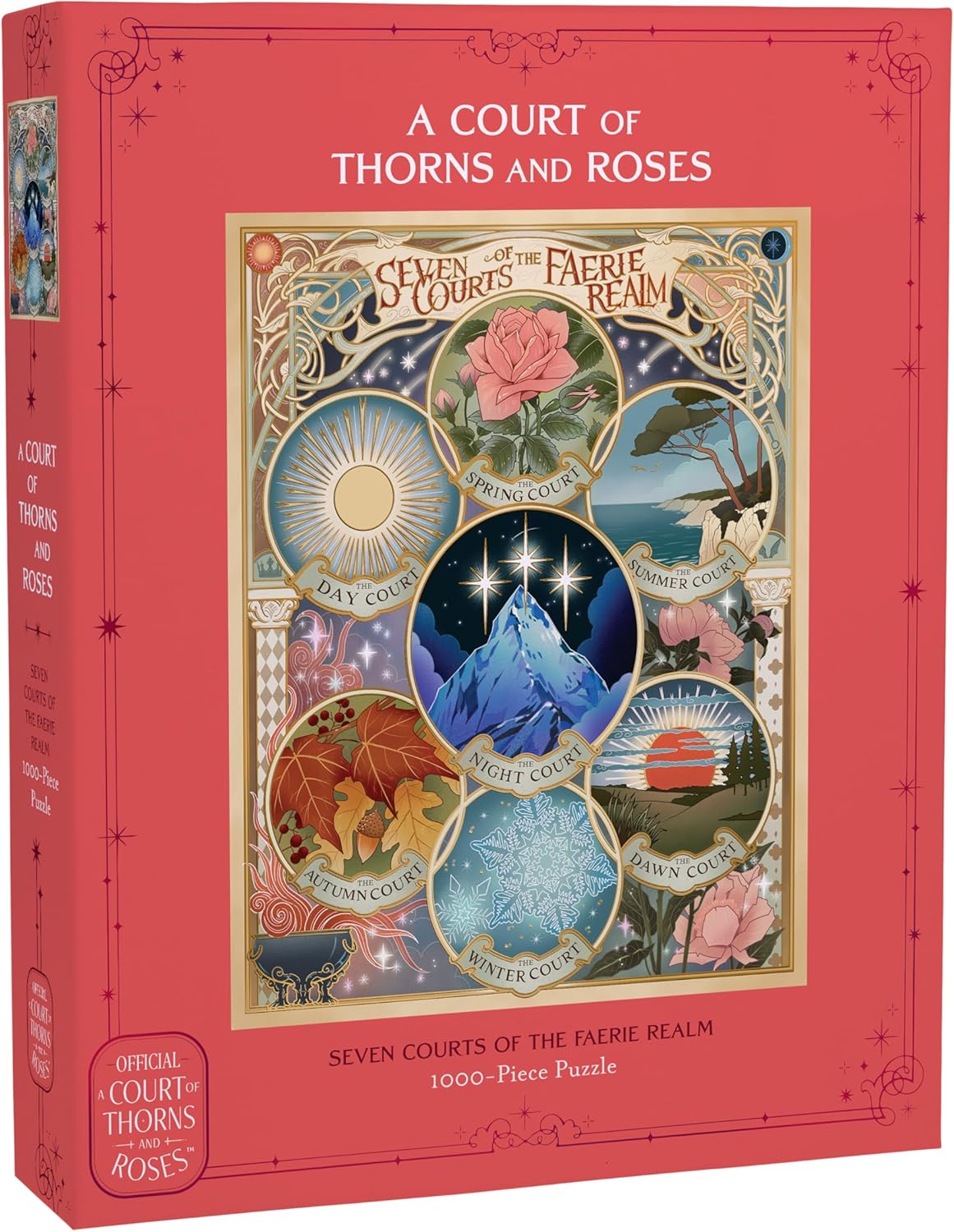 A Court of Thorns and Roses Official Seven Courts of the Faerie Realm 1000-Piece Puzzle
