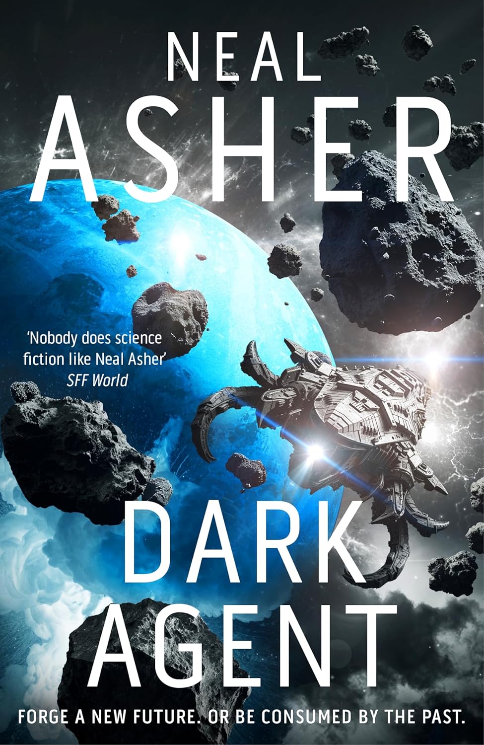 Dark Agent By Neal Asher - Time's Shadow #2 (trade Paperback)