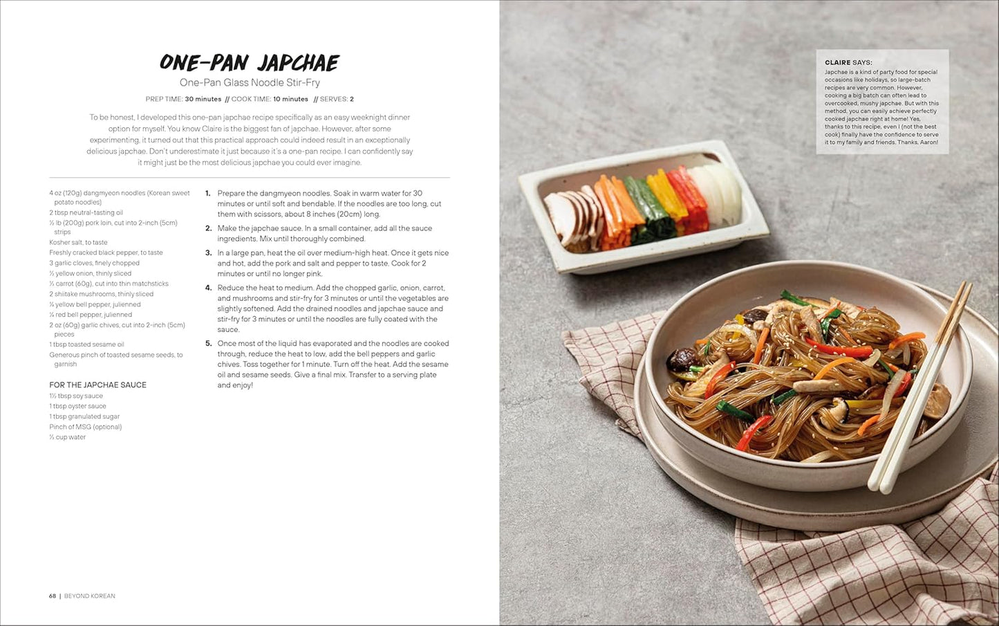 Beyond Korean: Easy Recipes for Korean, Japanese, and Chinese Favorites (Hardback)