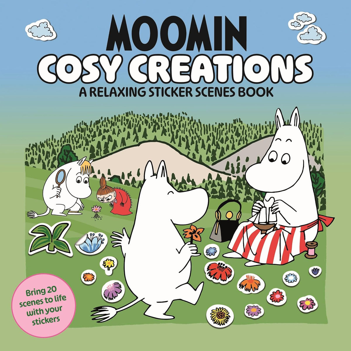 Moomin Cosy Creations: A Relaxing Sticker Scenes Book - The Macmillan Moomin Collection