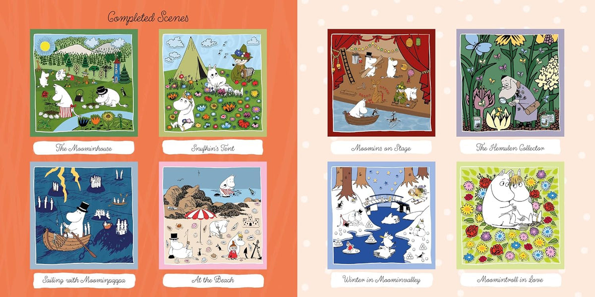 Moomin Cosy Creations: A Relaxing Sticker Scenes Book - The Macmillan Moomin Collection