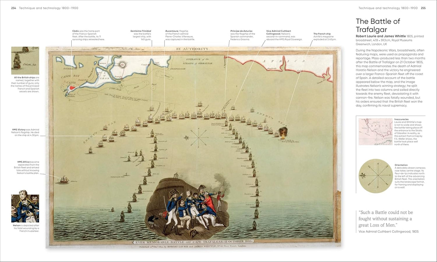 Maps, Annotated: The World's 300 Greatest Maps Explained - DK Annotated (Hardback)