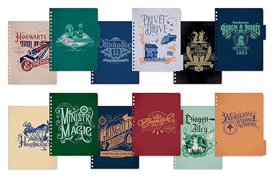 Harry Potter: Magical Places 12-Month Undated Planner (Spiral-bound)