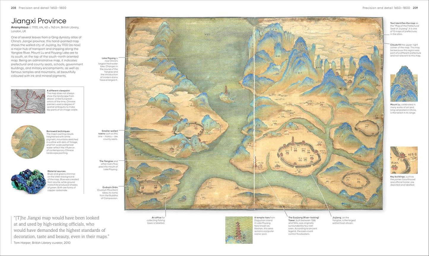 Maps, Annotated: The World's 300 Greatest Maps Explained - DK Annotated (Hardback)
