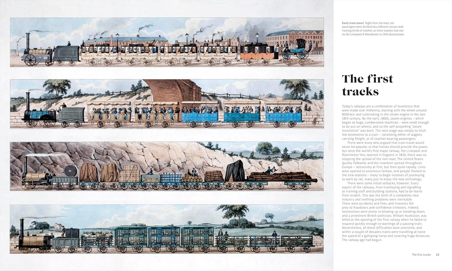 The Rise of the Railway: How Trains Changed the World (Hardback)