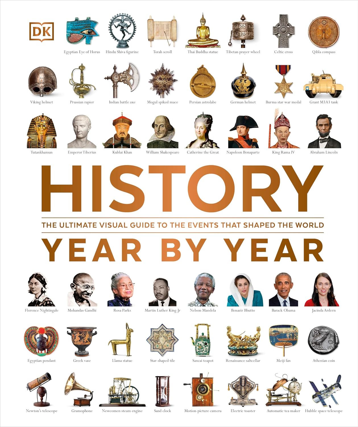 History Year by Year: The Ultimate Visual Guide to the Events that Shaped the World - DK Year by Year (Hardback)